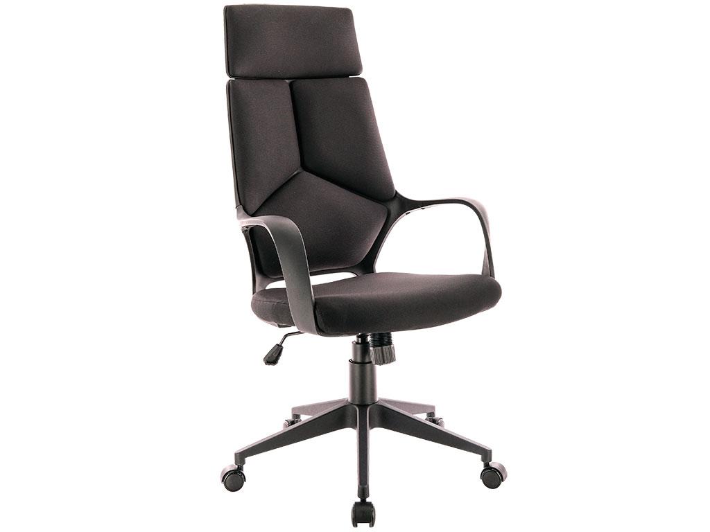 Кресло trio black (ткань черная)